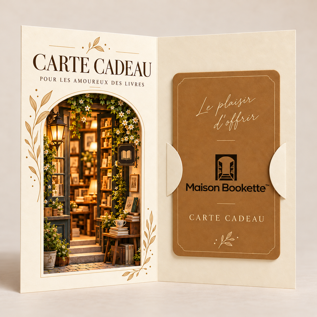 Carte-cadeau | Maison Bookette™