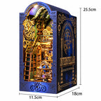 Dimensions du Book Nook Observatoire Interstellaire : 25,5 x 11,5 x 18 cm