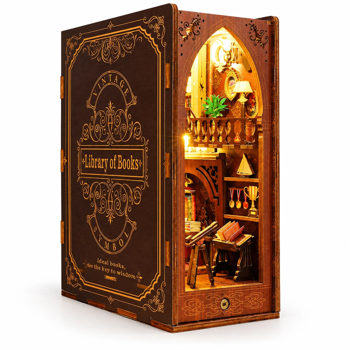 Book Nook Bibliothèque Ancienne Maison Bookette™