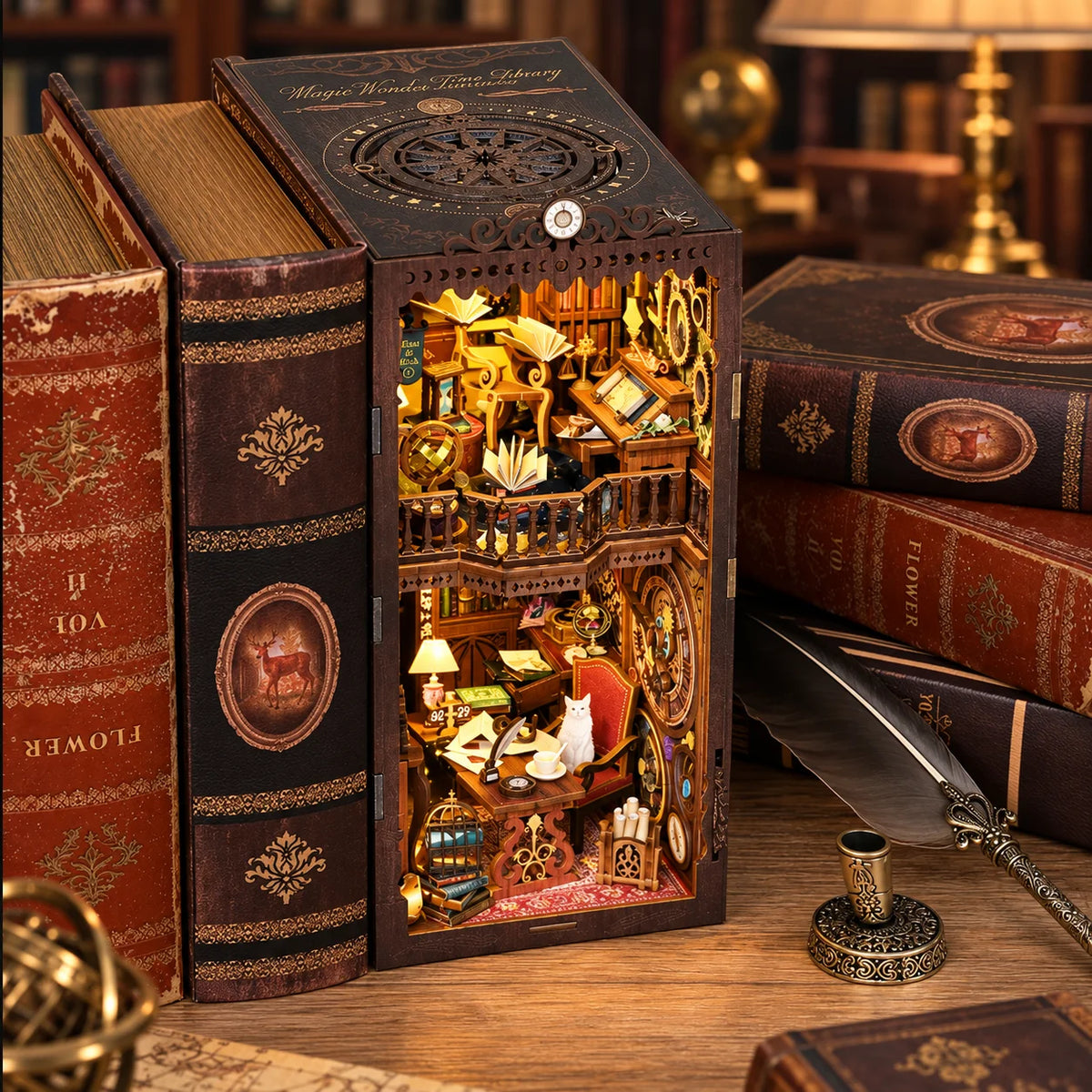 Book Nook Bibliothèque du Temps Maison Bookette™ - image 5