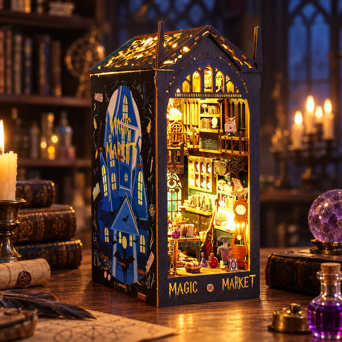 Book Nook Marché Magique | Maison Bookette™