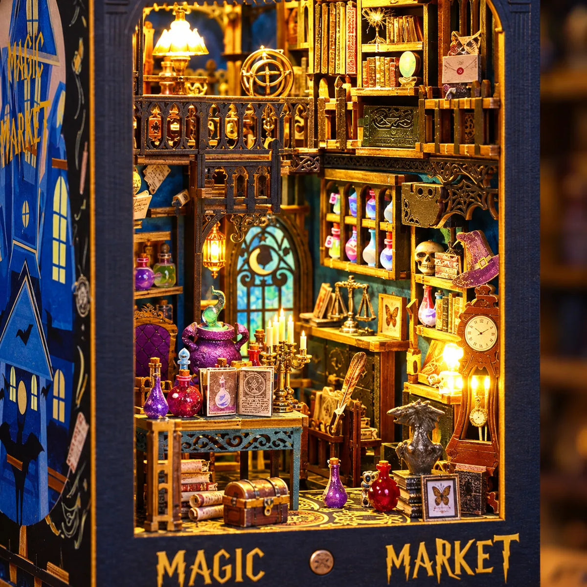 Book Nook Marché Magique | Maison Bookette™