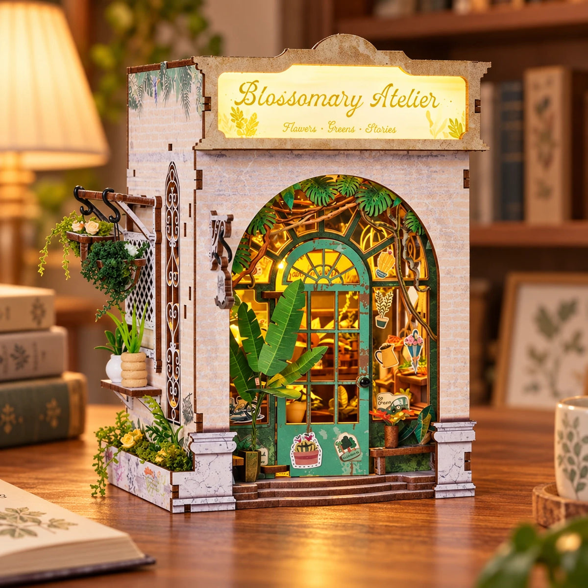 Book Nook Atelier Fleuriste Blanc Maison Bookette™